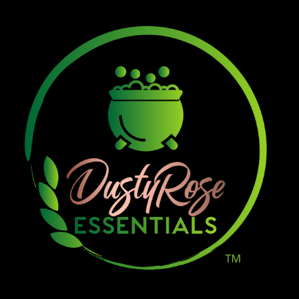 logo for dusty rose essentials store in rochester regional victoria