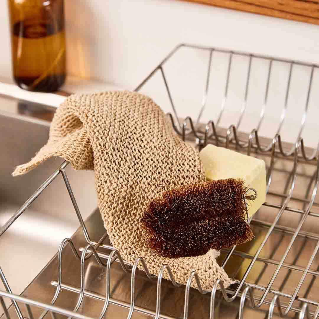 Kitchen Scrubber | Natural Bristle | Eco Max Scourer - Soap Cult Australia
