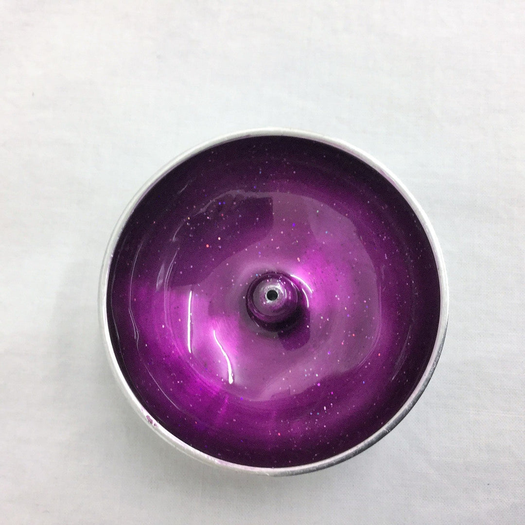 Purple Metallic Incense Holder Bowl - Soap Cult Australia
