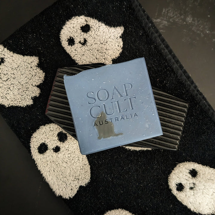 Black Cat Halloween Body Soap - Soap Cult Australia